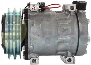 SAC38024 SIDE SANDEN Type 12V 2Ribs SD7H15