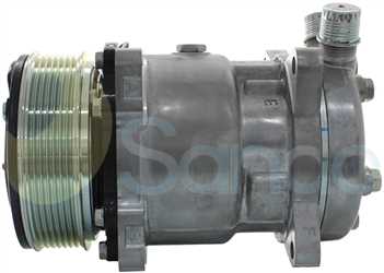 SAC38027 SIDE SANDEN Type 12V 7Ribs SD5H14