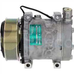 SAC38049 SIDE SANDEN Type 12V 8Ribs SD7H13