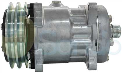 SAC38623 SIDE SANDEN Type 24V 2Ribs SD7H15