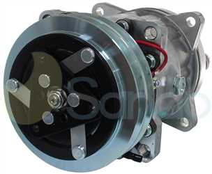 SAC52001 FRONT SANDEN Type 12V 2Ribs SD7H15