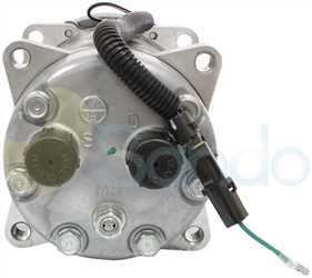 SAC52011 BACK SANDEN Type 12V 2Ribs SD7H15 