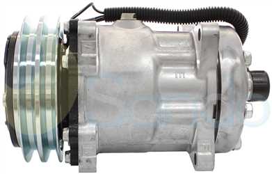 SAC52011 SIDE SANDEN Type 12V 2Ribs SD7H15 