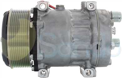 SAC52068 SIDE SANDEN Type 12V 10Ribs /SD7H15 