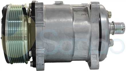 SAC52085 SIDE SANDEN Type 12V 7Ribs SD5H14