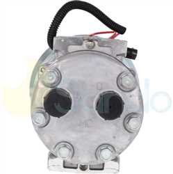 SAC52087 BACK SANDEN Type 12V 4Ribs SD7H15