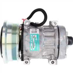 SAC52087 SIDE SANDEN Type 12V 4Ribs SD7H15