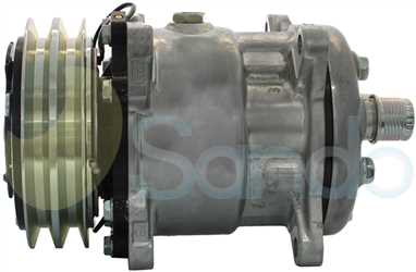 SAC52128 SIDE SANDEN Type 12V 2Ribs SD5H11