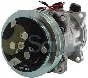 SAC52143 FRONT SANDEN Type 12V 2Ribs SD7H15