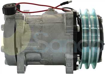 SAC52143 SIDE SANDEN Type 12V 2Ribs SD7H15