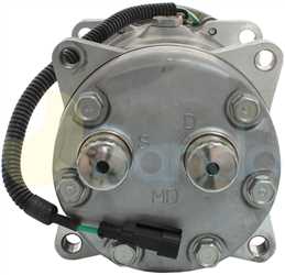 SAC61601 BACK SANDEN Type 24V 1Ribs SD7H15