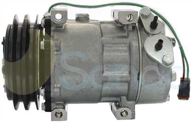 SAC62000 SIDE SANDEN Type 24V 2Ribs SD7H15