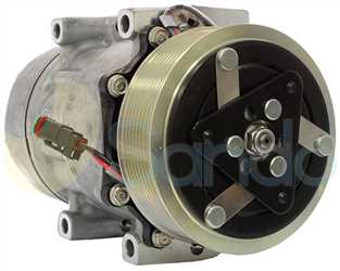 SAC62002 FRONT SANDEN Type 24V 8Ribs SD7H15