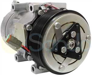 SAC62004 FRONT SANDEN Type 24V 8Ribs SD7H15