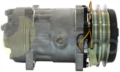 SAC66000 SIDE SANDEN Type 24V 2Ribs SD7H15