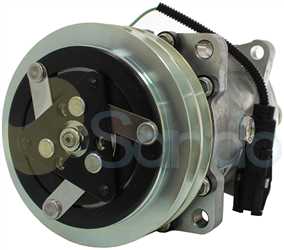 SAC67001 FRONT SANDEN Type 24V 2Ribs SD7H15