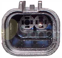 SAC67001 PLUG SANDEN Type 24V 2Ribs SD7H15