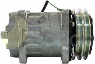 SAC67001 SIDE SANDEN Type 24V 2Ribs SD7H15