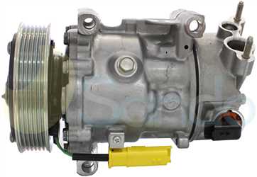 SAC70003 SIDE SANDEN Type 12V 6Ribs SD6C12