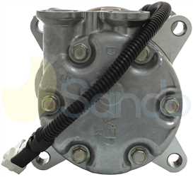 SAC70020 BACK SANDEN Type 12V 6Ribs SD6V12