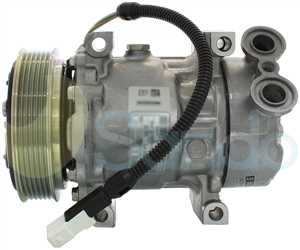 SAC70021 SIDE SANDEN Type 12V 6Ribs SD6V12