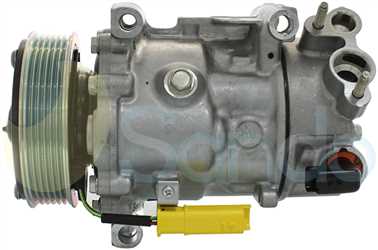 SAC70029 SIDE SANDEN Type 12V 6Ribs SD6C12