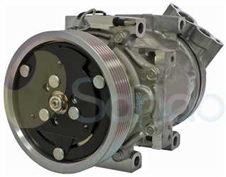 SAC71012 FRONT SANDEN Type 12V 6Ribs SD7V16