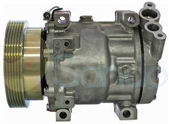 SAC71012 SIDE SANDEN Type 12V 6Ribs SD7V16