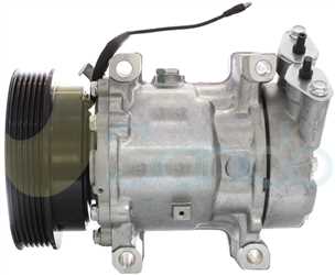 SAC71029 SIDE SANDEN Type 12V 6Ribs SD6V12