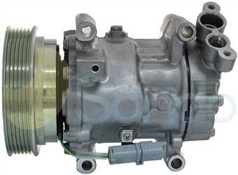 SAC71042 SIDE SANDEN Type 12V 6Ribs SD6V12