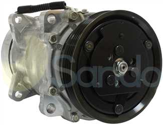 SAC71046 FRONT SANDEN Type 12V 4Ribs SD7V16 
