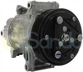 SAC71087 FRONT SANDEN Type 12V 6Ribs SNC12