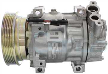 SAC71105 SIDE SANDEN Type 12V 6Ribs SD7V16 