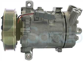 SAC71126 SIDE SANDEN Type 12V 4/6Ribs SD7H15