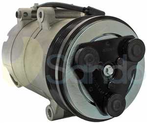 SAC72016 FRONT SANDEN Type 12V 6Ribs VS16