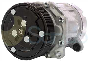 SAC72023 FRONT SANDEN Type 12V 7Ribs SD7V16