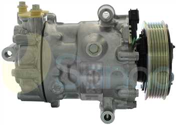 SAC72029 SIDE SANDEN Type 12V 6Ribs SD7V16