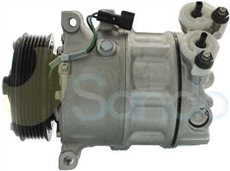 SAC72033 SIDE SANDEN Type 12V 6Ribs PXV16