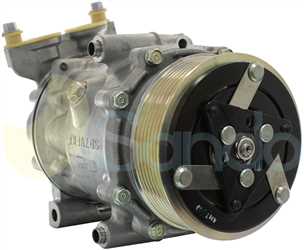 SAC72051 FRONT SANDEN Type 12V 7Ribs SD7V16