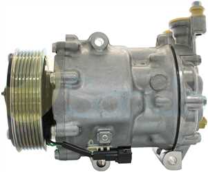 SAC72051 SIDE SANDEN Type 12V 7Ribs SD7V16