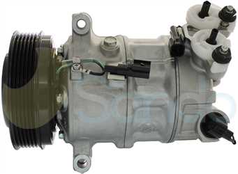 SAC72142 SIDE SANDEN Type 12V 6Ribs PXC14