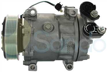 SAC72178 SIDE SANDEN Type 12V 6Ribs SD7V16