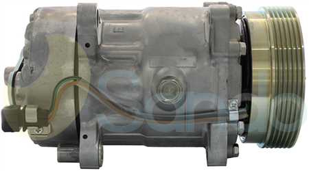 SAC73099 SIDE SANDEN Type 12V 6Ribs SD7V16