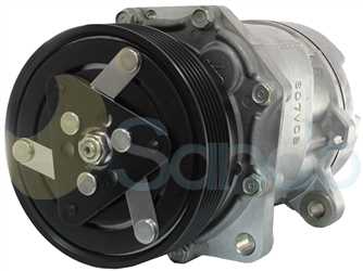 SAC73104 FRONT SANDEN Type 12V 6Ribs SD7V16
