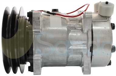 SAC74001 SIDE SANDEN Type 12V 2Ribs SD709