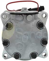 SAC74002 BACK SANDEN Type 12V 2Ribs SD7H13
