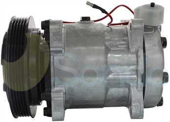 SAC74003 SIDE SANDEN Type 12V 4/5Ribs SD709