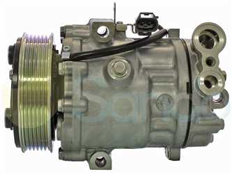SAC74034 SIDE SANDEN Type 12V 6Ribs SD6V12