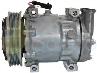 SAC74038 SIDE SANDEN Type 12V 6Ribs SD7V16