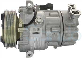 SAC74076 SIDE SANDEN Type 12V 6Ribs SD6V12 